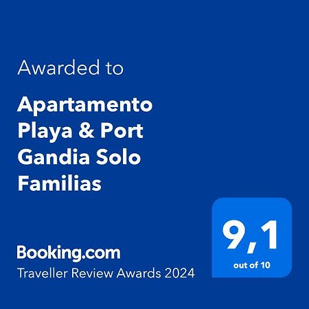 Apartamento Playa & Port Gandia Solo Familias Екстер'єр фото